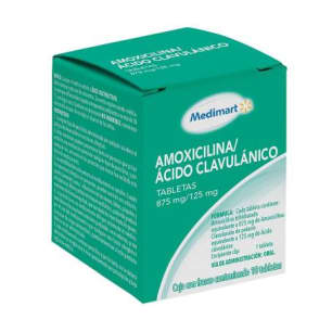 Amoxicilina / Ácido Clavulánico Medimart 875 mg/125 mg 10 Tableta...