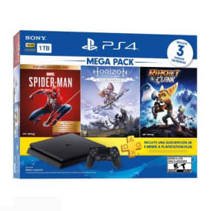 Consola PlayStation 4 MegaPack 15 + Marvel Spider-man + Ratchet &...
