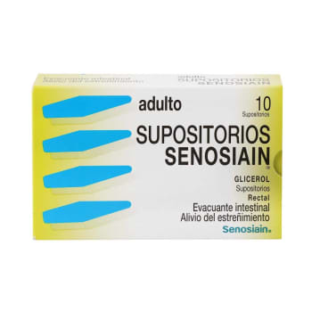 Senosiain Adulto Glicerol 10 supositorios