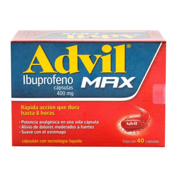 Analgésico Advil Max 40 Cápsulas a precio de socio | Sam's Club en línea