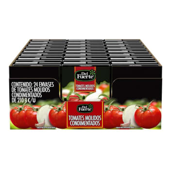 Tomates Molidos Condimentados Del Fuerte 24 pzas de 210 g c/u a precio de  socio | Sam's Club en línea