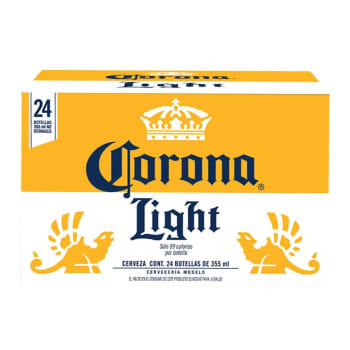 Cerveza Clara Corona Light Caja con 24 Botellas de 355 ml a precio de socio  | Sam's Club en línea