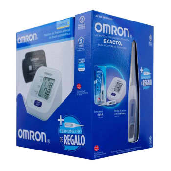 Medidor de presión arterial digital Omron.