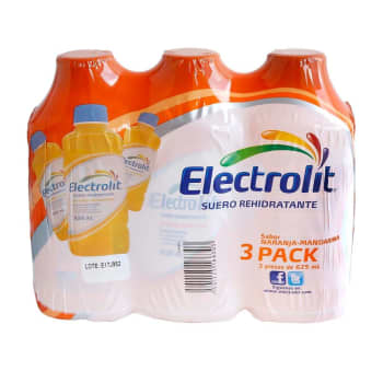 Suero Rehidratante Electrolit Sabor Naranja Mandarina 3 pzas de 625 ml a  precio de socio | Sam's Club en línea