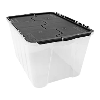 Caja de Plástico con Tapa GSC Tipo Flip Top