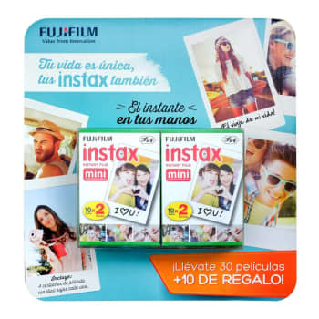 Película Fujifilm para Instax Mini 40 pzas a precio de socio