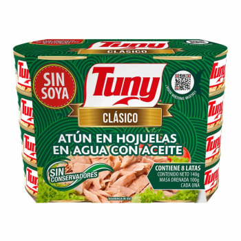 Atún en Aceite Tuny Clásico 8 pzas de 140 g c/u a precio de socio | Sam's  Club en línea