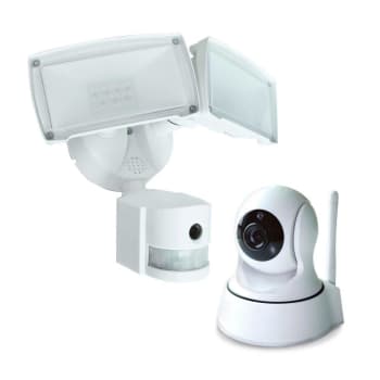Sistema de Vigilancia Lloyd's con Sensor de Movimiento y Dos Cámaras IP a  precio de socio