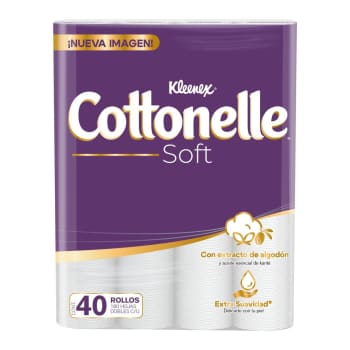 Papel Higiénico Kleenex Soft Care con 40 Rollos a precio de socio | Sam's  Club en línea