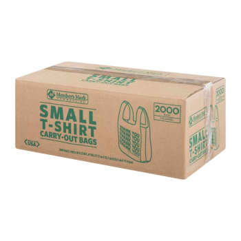Bolsa de Pl stico T Shirt Tipo Camiseta Peque a 2000 pzas a precio