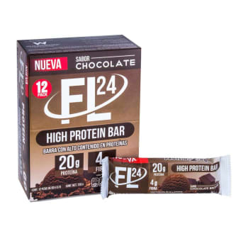 Barra de Proteína FL24 Sabor Chocolate 12 pzas de 60 g a precio de socio | Sam's  Club en línea