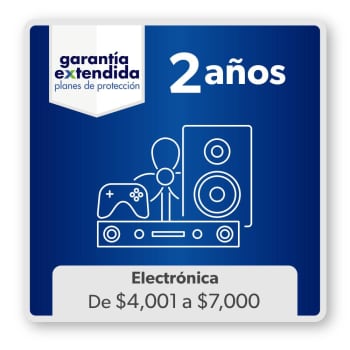 Garantía Extendida Electrónica 4,001 a 7,000 Pesos a precio de socio | Sam's  Club en línea