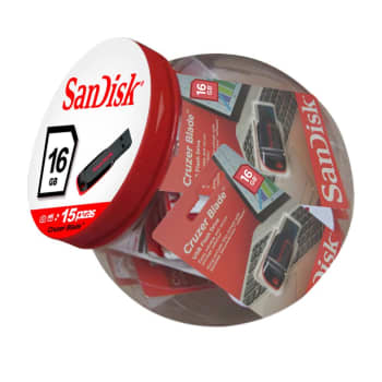 Paquete de Memorias USB SanDisk 16 GB 15 pzas a precio de socio | Sam's Club  en línea