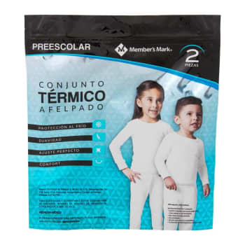 Conjunto Térmico Member's Mark Color Blanco Preescolar 2 Años a precio de  socio | Sam's Club en línea