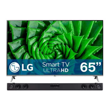 Pantalla LG 65 Pulgadas Smart TV 4K UHD AI ThinQ + Barra de Sonido a precio  de socio