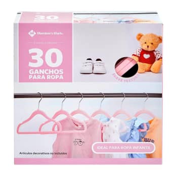Ganchos ajustables para colgar ropa y pantalones para bebés, para niños, 3  unidades, color rosa : : Bebé