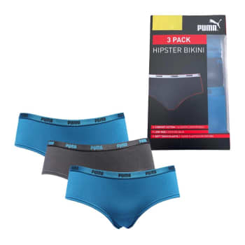 Bikini para Dama Puma Talla G Azul Oxford con 3 pzas a precio de