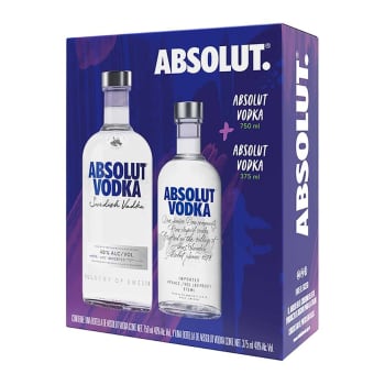 Vodka Absolut 750 ml + 1 Botella de 375 ml a precio de socio | Sam's Club  en línea