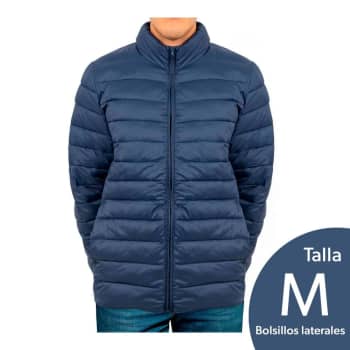 Chamarra Packable para Caballero London Fog Talla M Azul Marino
