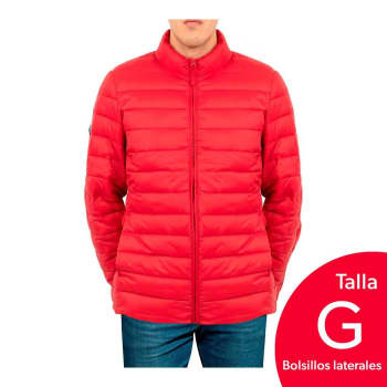 Chamarra Packable para Caballero London Fog Talla G Rojo