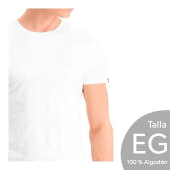Playera blanca deals caballero