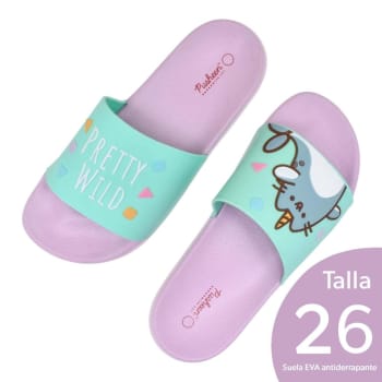 Sandalia para Dama Pusheen Talla 26 Lila Aqua a precio de socio