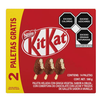 Mini Paletas KitKat 14 pzas a precio de socio
