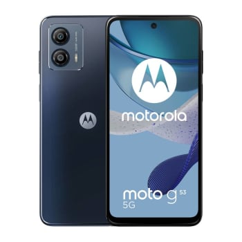 Motorola Moto G53 (5G) Dual-SIM 128GB ROM + 4GB RAM (solo GSM | Sin CDMA)  Smartphone 5G desbloqueado de fábrica (azul tinta) - Versión internacional