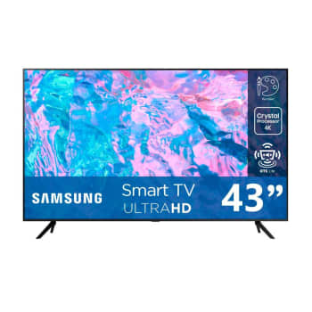 Pantalla Samsung 43 Pulgadas Smart TV Crystal UHD UN43CU7000FXZX a