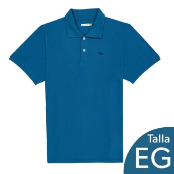 Playera Tipo Polo para Caballero Modern Amusement Talla EG Azul Marino