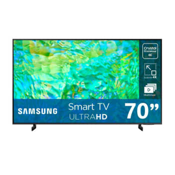 Pantalla Samsung 70 Pulgadas UHD 4K Smart TV Crystal UN70CU8000FXZX a  precio de socio