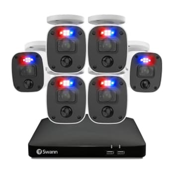 Sistema de Vigilancia Swann DVR 8 canales con 6 C maras PIR a