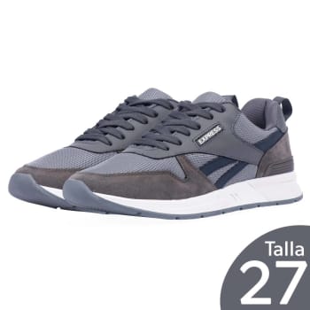 Tenis para Caballero EXPRESS Talla 27 Gris a precio de socio