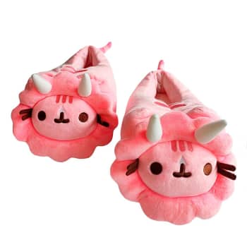  Pusheen Bata de felpa esponjosa para niñas, color rosa o  marrón, para gatos, Marrón : Ropa, Zapatos y Joyería