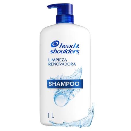 Shampoo Head & Shoulders Limpieza Renovadora Control Caspa 1 l